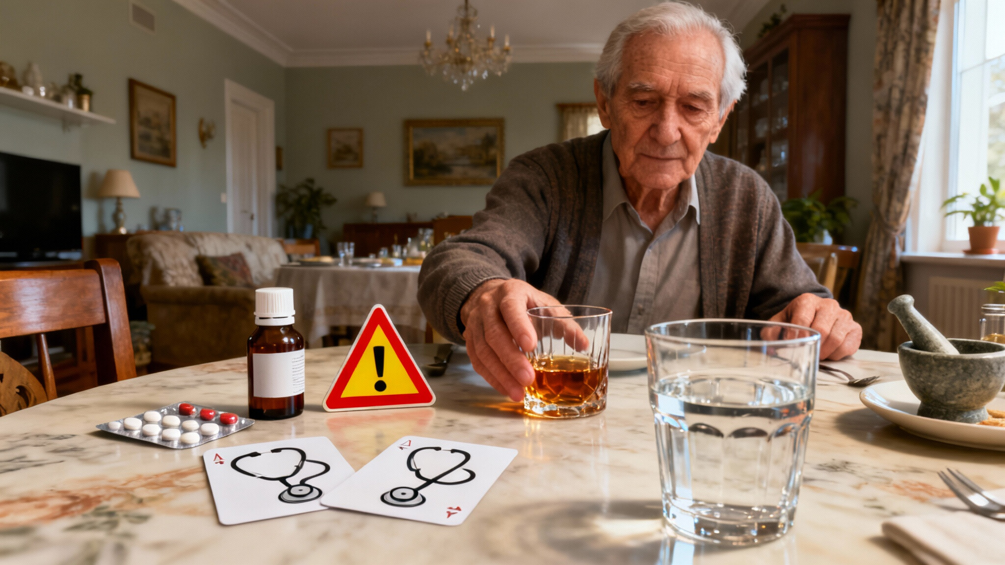Arzt, Apotheke, Alkohol – Was sich beißt
