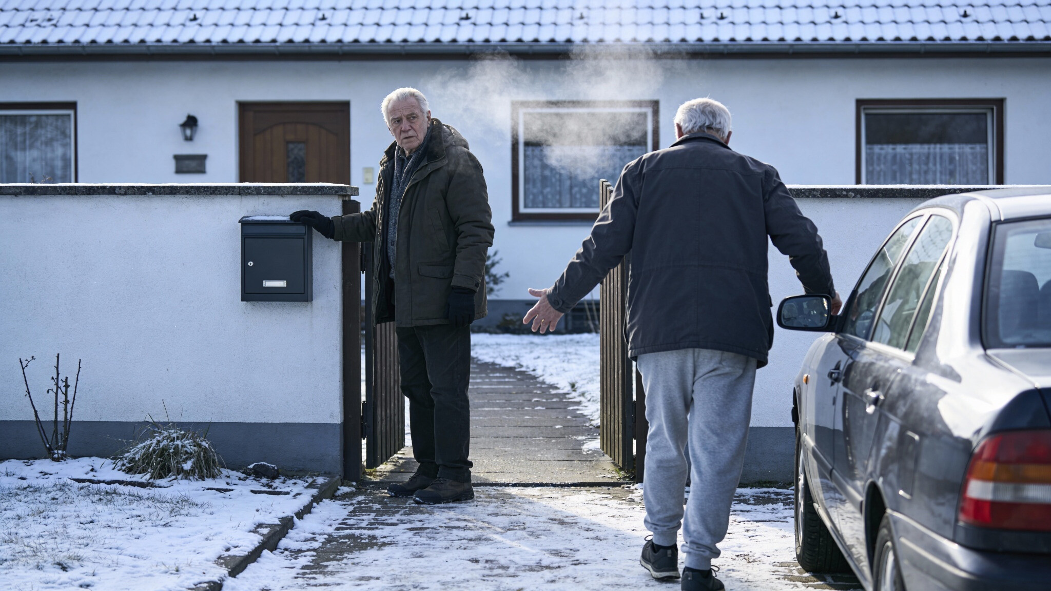 Minus vier Grad und Jadwiga braucht was im Napf