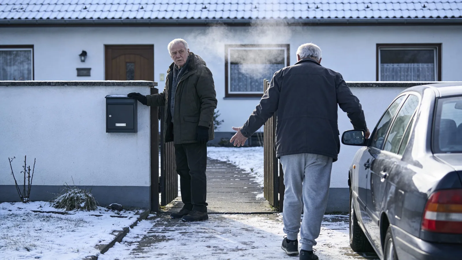 Minus vier Grad und Jadwiga braucht etwas im Napf