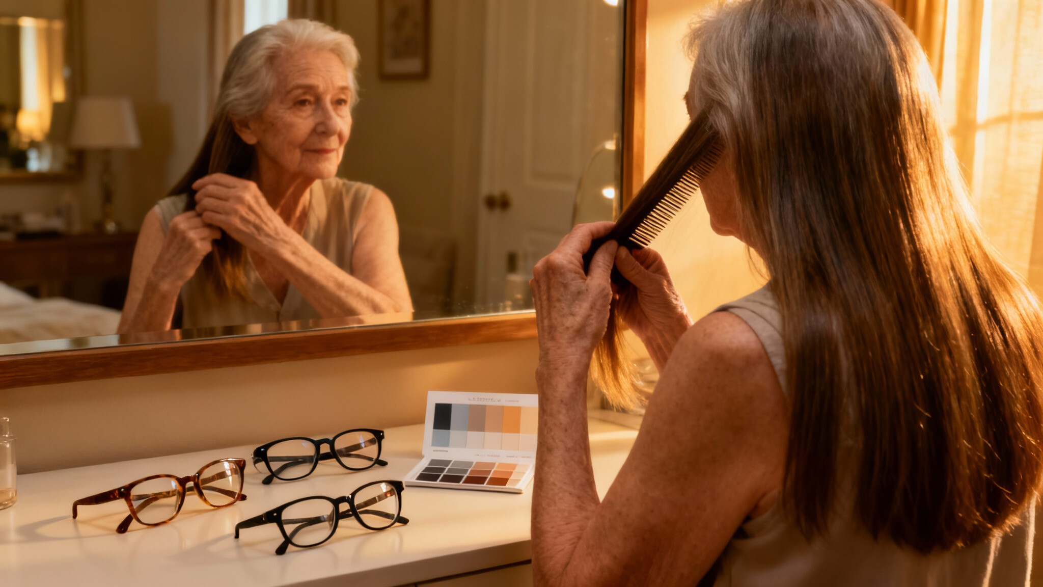 Stil ohne Knoten – Frisur, Brille, Farben-Update