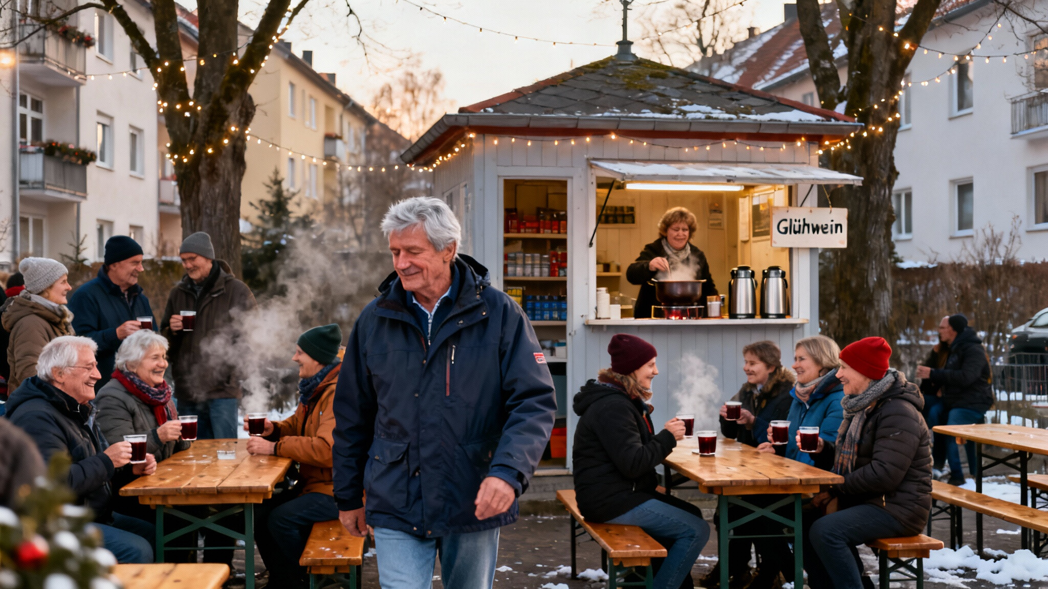 Biggi vom Büdche und das Glühwein-Wunder hinterm Häuschen