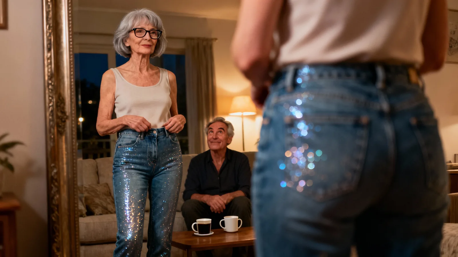 Glitzer am Freitag: Helga, die Jeans und die Frage „Geht das?“