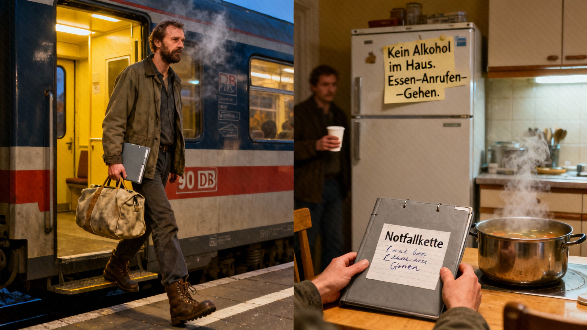 Kein erster Schluck: Karls drei Heimkehr-Tage