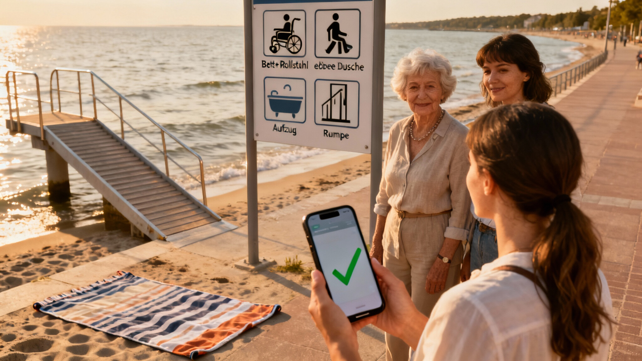 Barrierefrei ans Meer – Hotelcodes verstehen, Strand erreichen