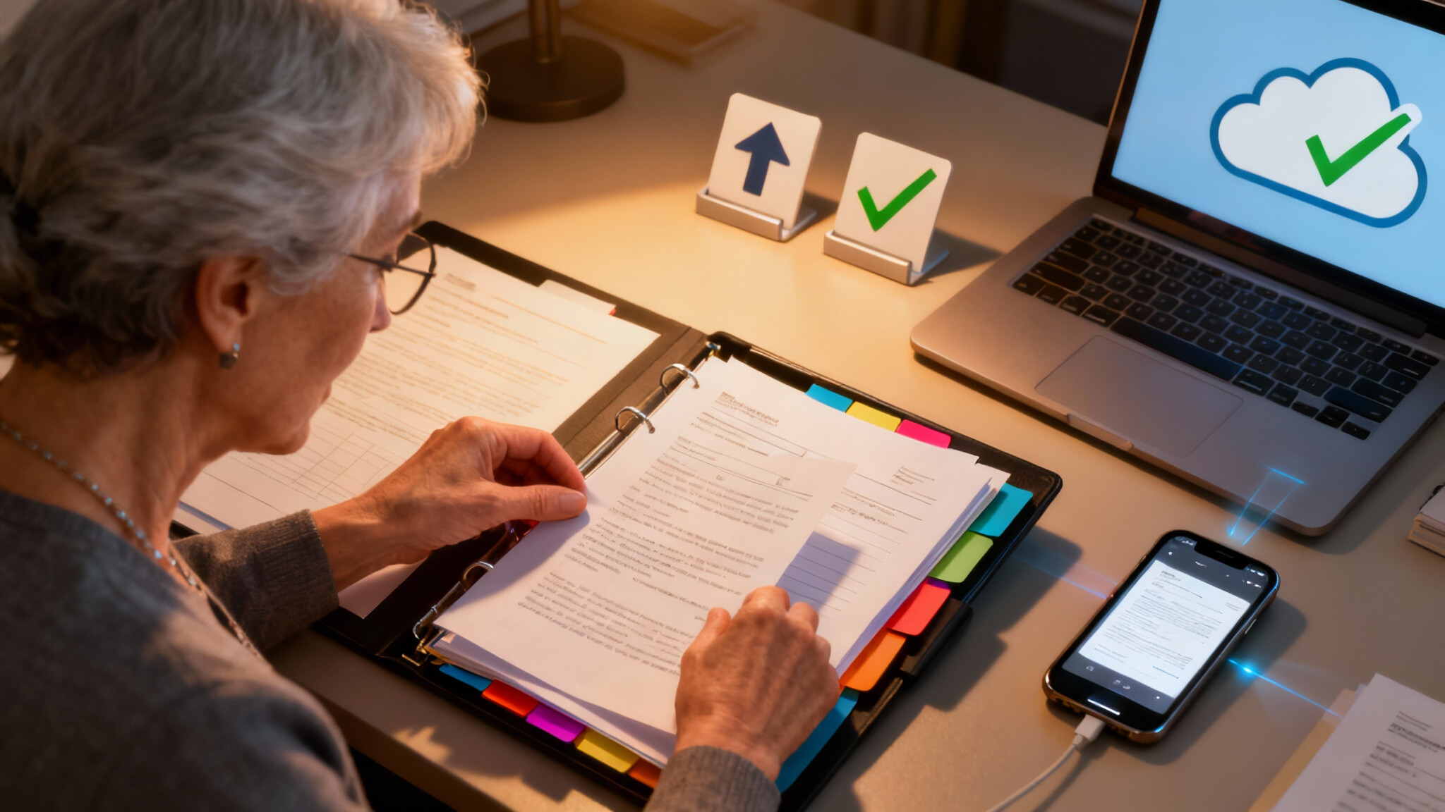 Papierkram in Schach: Ordner-System & digitale Helfer, die wirklich helfen